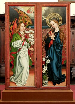 Martin Schongauer, Navještenje, oltar Orlier