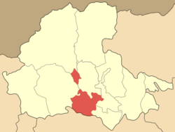 Loutrochori na zemljovidu Grčka Dimos Skydras