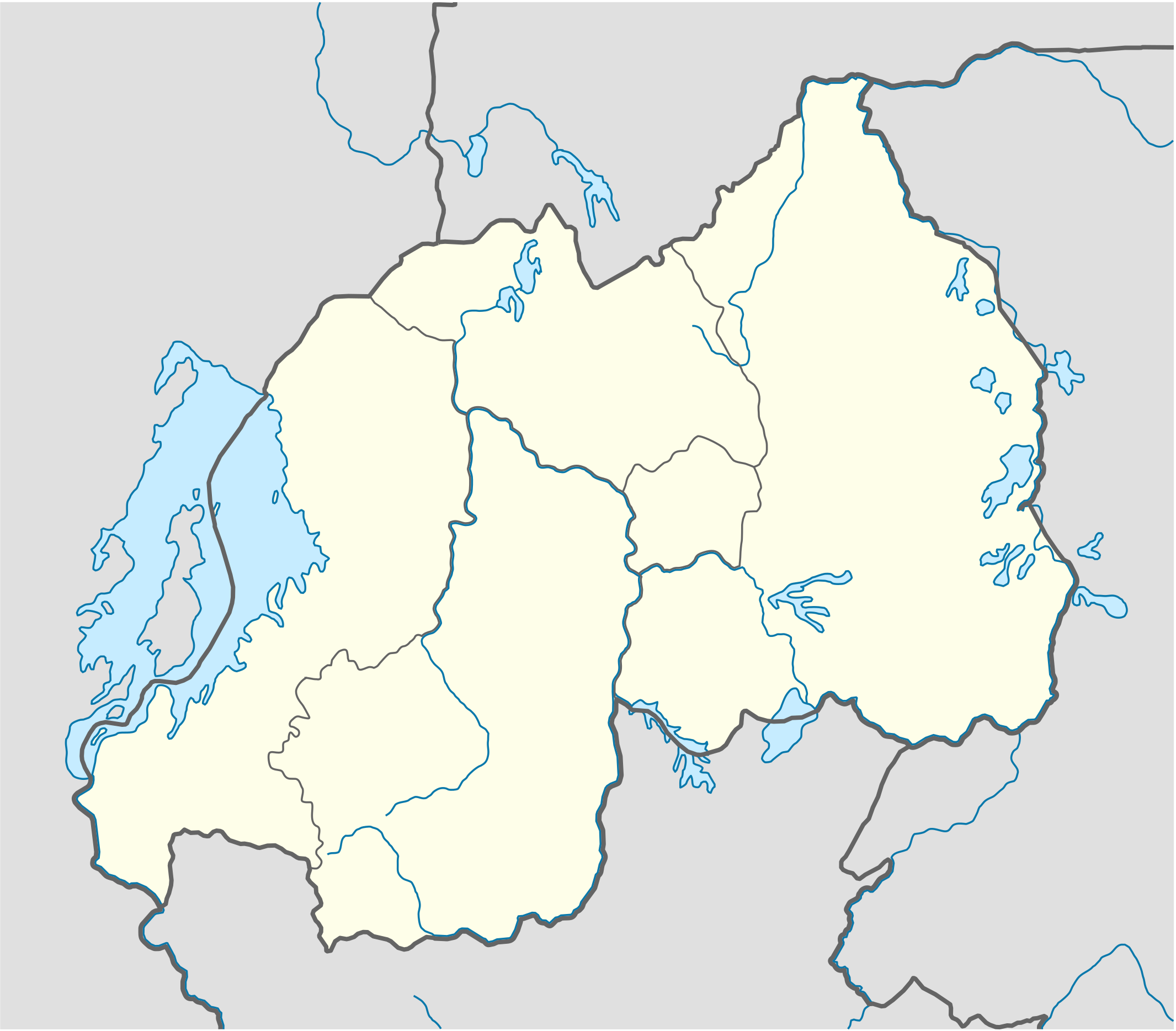 Lokacijska karta Ruanda