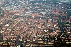 Zračna fotografija Leidena