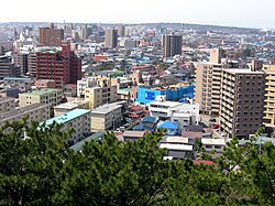 Panorama središta Akite