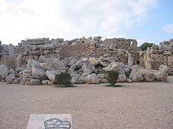 Ġgantija kao dio Megalitskih malteških hramova