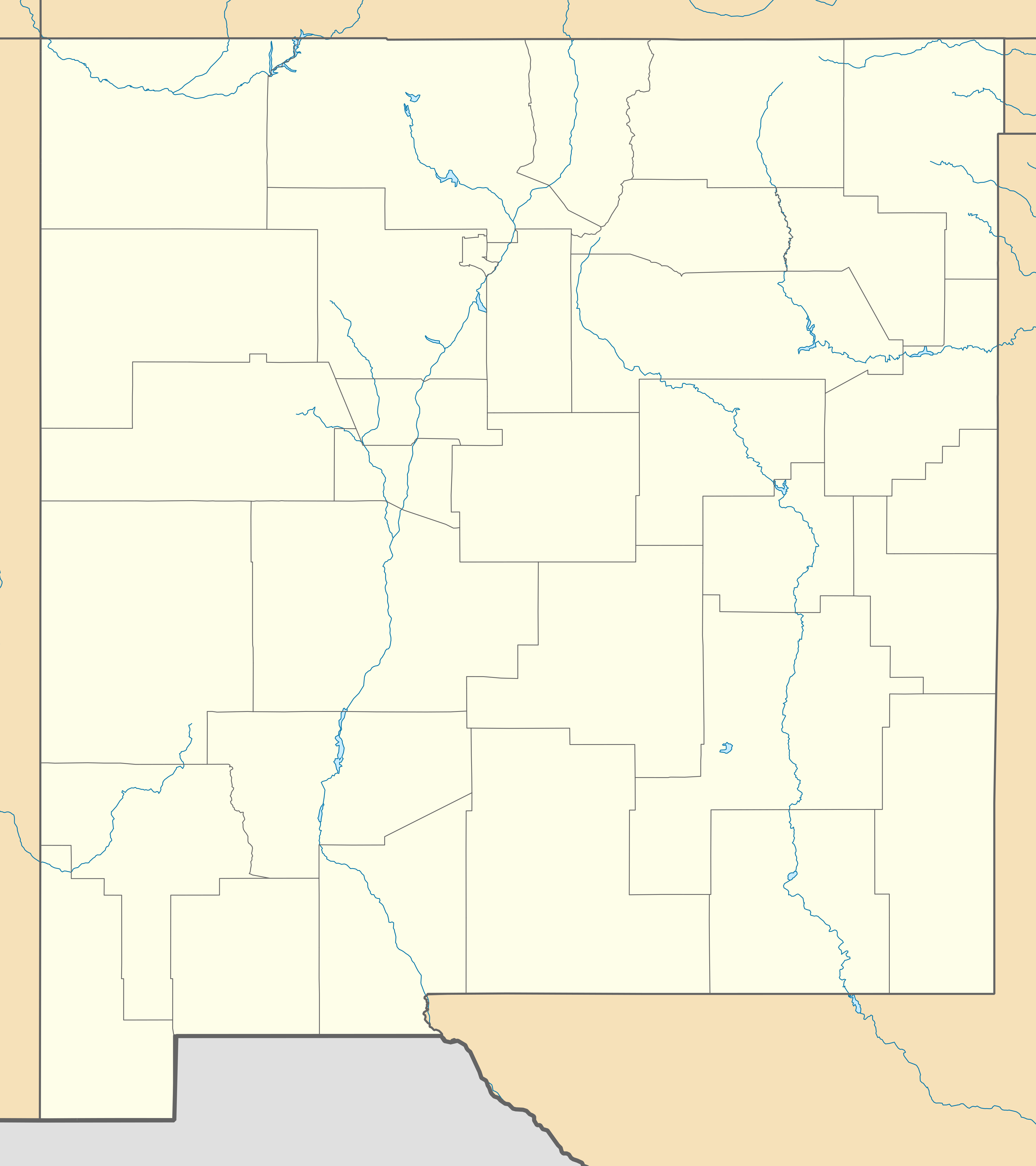 Bluewater Village na zemljovidu SAD