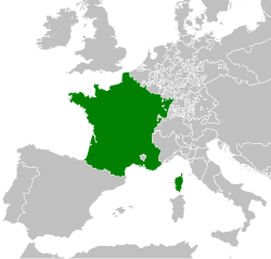 Lokacija Kraljevine Francuske