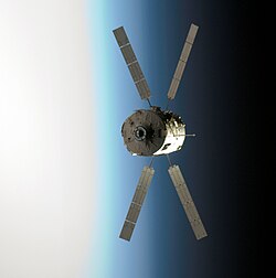 ATV Jules Verne na prilazu Međunarodnoj svemirskoj postaji