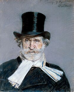 Giuseppe Verdi s cilindrom (Giovanni Boldini) 1886.