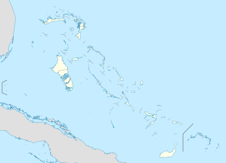 Nassau na zemljovidu Bahami