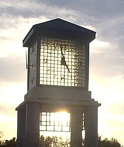 Gradski sat u centralnom gradskome parku