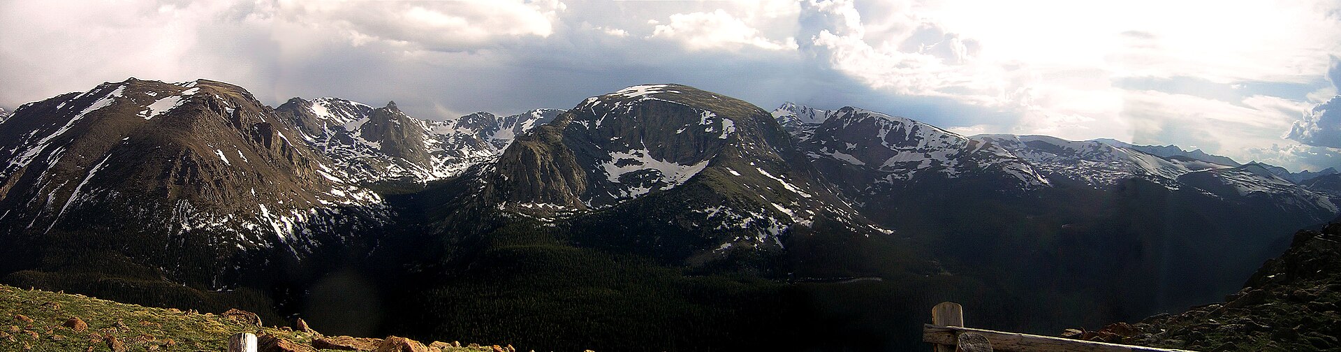 Panorama nacionalnog parka Rocky Mountain