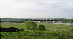 Željeznički most preko Ufe.