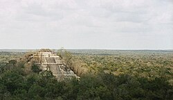 Drevni mayanski grad Calakmul u Campecheu