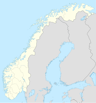Stavanger na zemljovidu Norveška