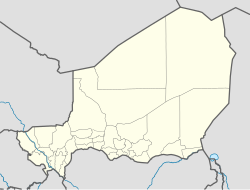 Ténéré na zemljovidu Niger