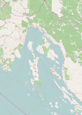 Lokacijska karta Primorsko-goranska županija