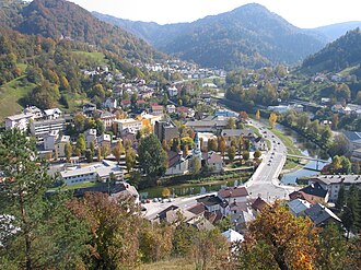 Panorama Idrije