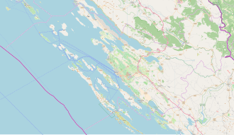 Briševo na zemljovidu Zadarska županija