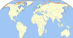 ██ Gniježđenje ██ Cijela godina ██ Bez gniježđenja