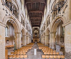 Katedrala Rochester, interijer katedrale.