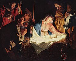 Gerard van Honthorst, Poklonstvo pastira, 1622.