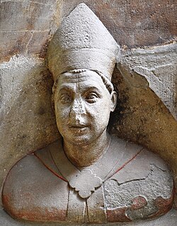 Bista u katedrali sv. Vida u Pragu, 14. stoljeće.