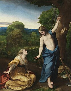 Correggio, Noli me tangere, 1518.
