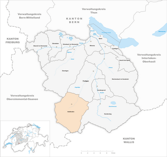 Karta grada Adelboden