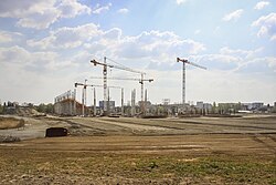 Stanje na gradilištu u travnju 2020.