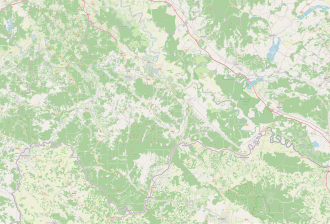 Podbrđe na zemljovidu Sisačko-moslavačka županija
