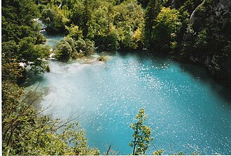 Jezero Gavanovac – pogled prema Slapu Milke Trnine
