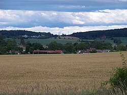 Pogled na Brod iz mjesta Zdabořa.