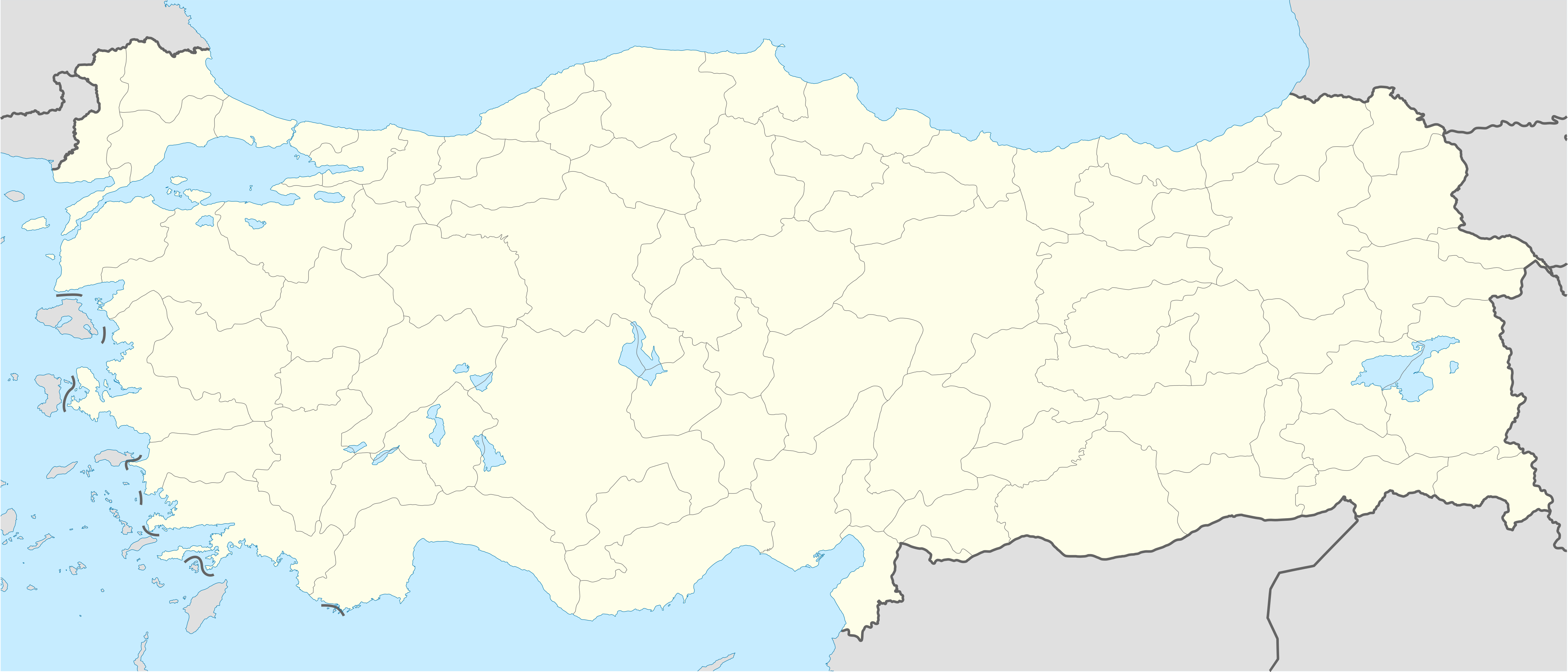 Istanbul na zemljovidu Turska