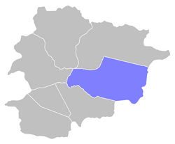 Položaj Encampa u Kneževini Andori