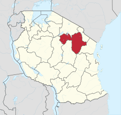Položaj regije u Tanzaniji