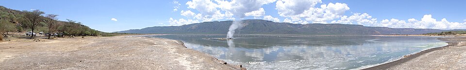 Panorama jezera Bogoria