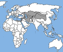 Rasprostranjenost dugouhoga ježa