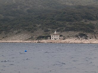 Svjetionik na obali otoka Cresa