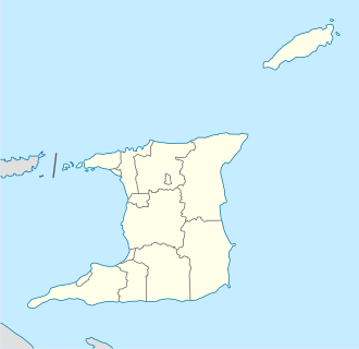 San Fernando na zemljovidu Trinidad i Tobago
