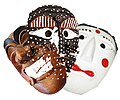 Koreanske šamanske folklorne maske.