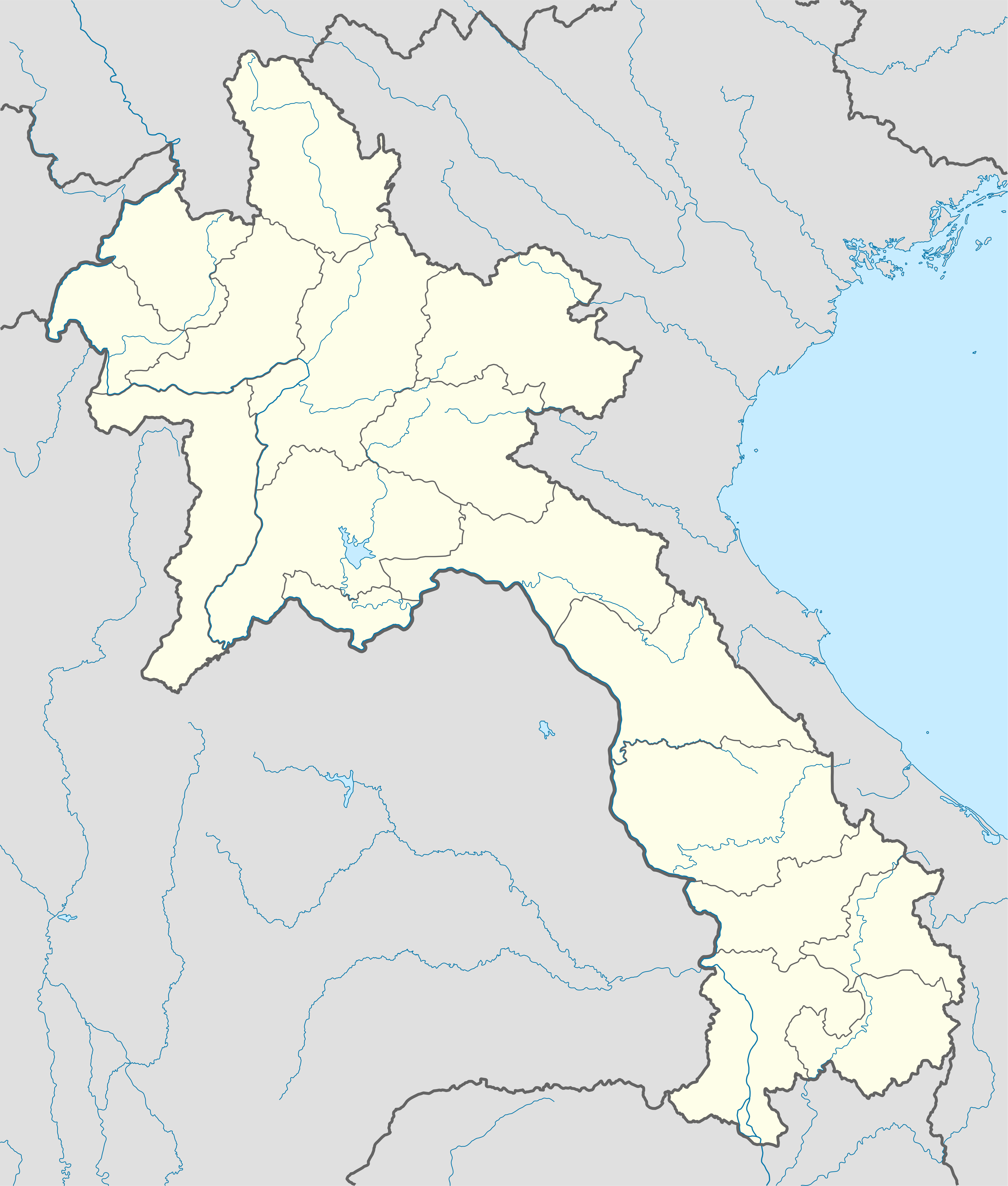 PKZ na zemljovidu Laos