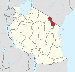 Položaj regije u Tanzaniji