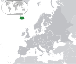 Položaj Islanda