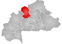 Položaj regije u Burkini Faso