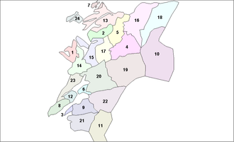 Položaj općina Nord-Trøndelaga