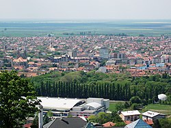 Pogled na grad sa Vršačkog brijega