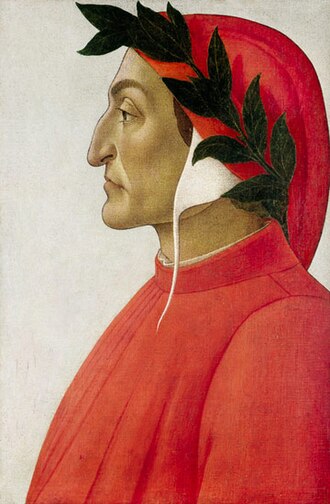 Dante Alighieri (portret Sandra Botticellija, 1495.)