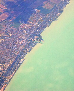 Zralni snimak grada.