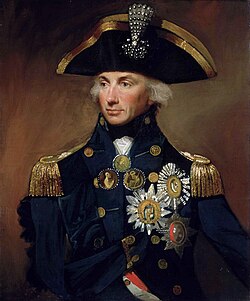 Viceadmiral Horatio Nelson.