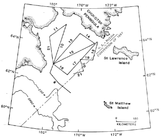 Karta Anadirskog zaljeva