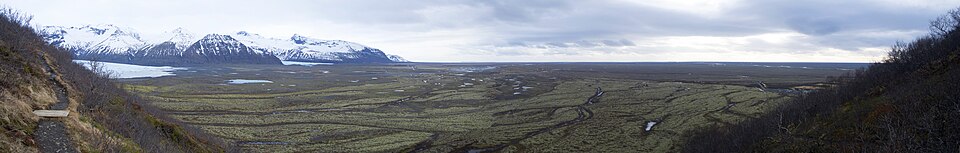 Panorama NP Vatnajökull 2014.