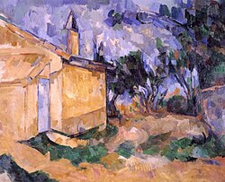 Le Cabanon de Jourdan (Paul Cézanne) 1906.